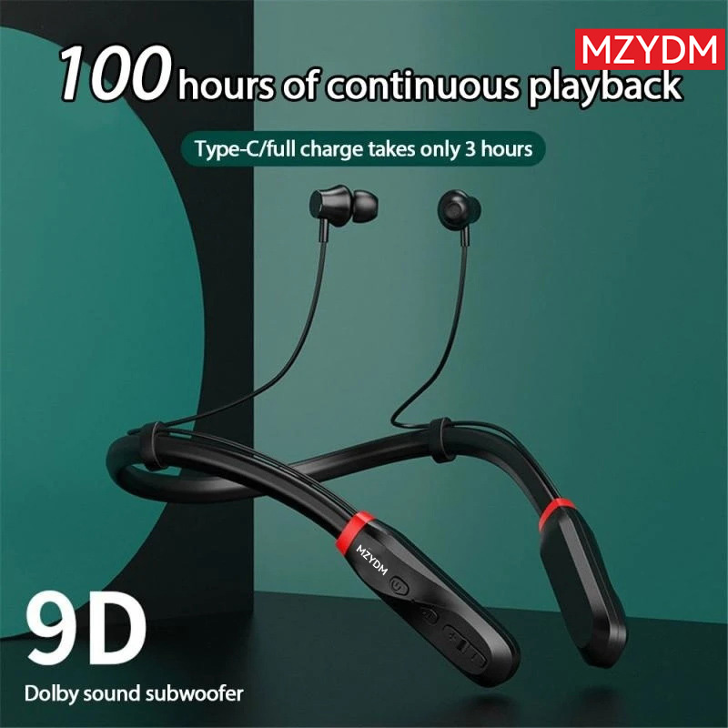 Phone Accessories Amazon - MZYDM หูฟังไร้สายบลูทูธ 200 ชั่วโมงเล่น I35 หูฟังแบบคล้องคอ