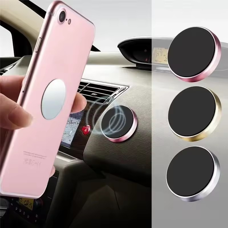 Phone Accessories Holder Car - ที่ยึดโทรศัพท์ในรถยนต์แบบแม่เหล็ก ขาตั้งโทรศัพท์ในรถยนต์อเนกประสงค์ สำหรับติดบนคอนโซลรถยนต์ ติดผนัง แม่เหล็กติดรถยนต์ อะลูมิเนียมอัลลอยด์